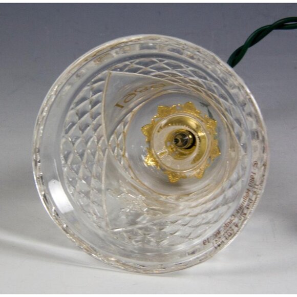 Hallmark Keepsake Magic Ornament Lighted Lead Crystal Holiday Bell 1989 - Picture 9 of 12